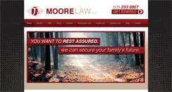 Desktop Screenshot of moorelawpllc.com