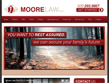 Tablet Screenshot of moorelawpllc.com